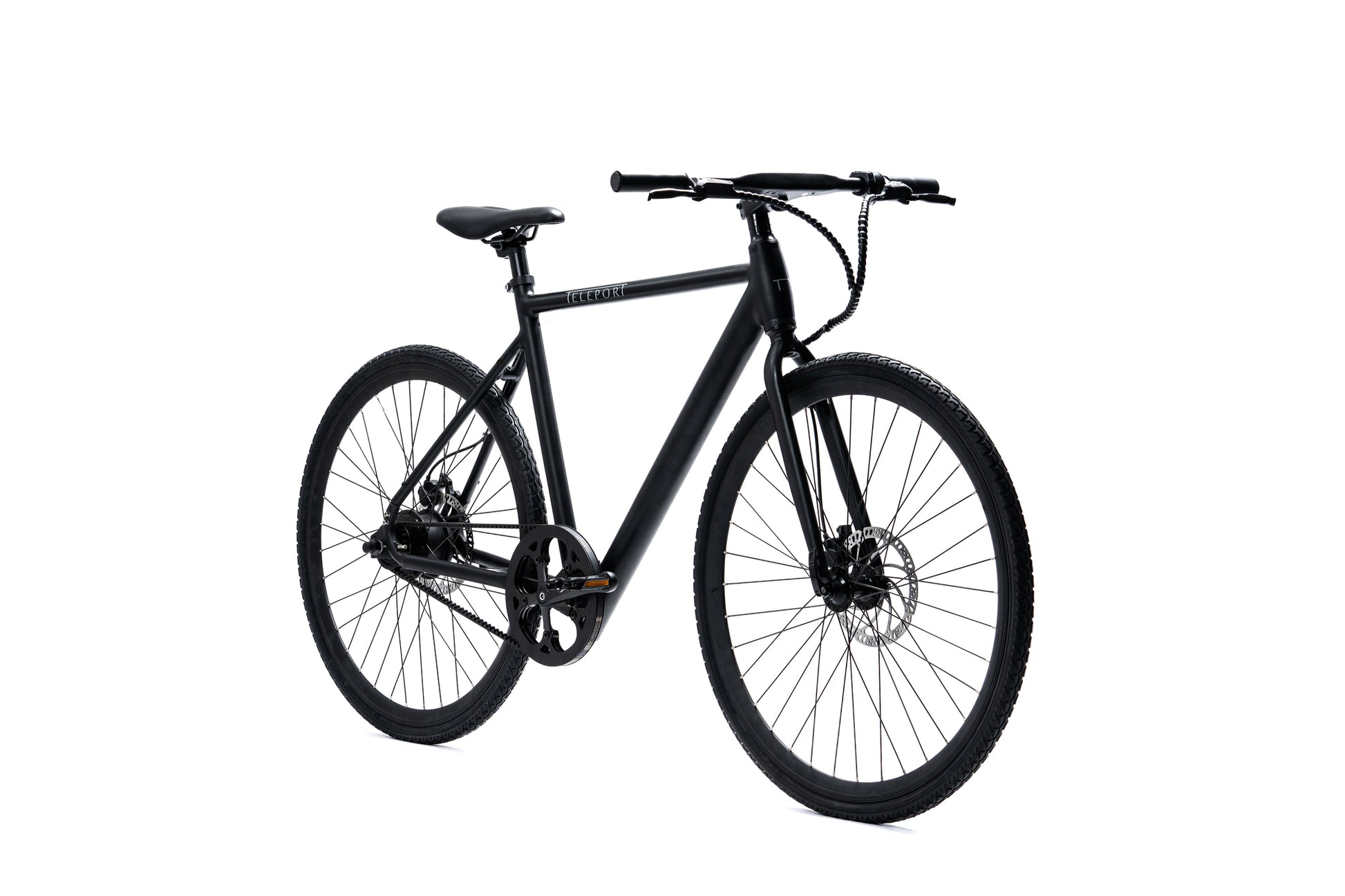 Black Flat Bar Front